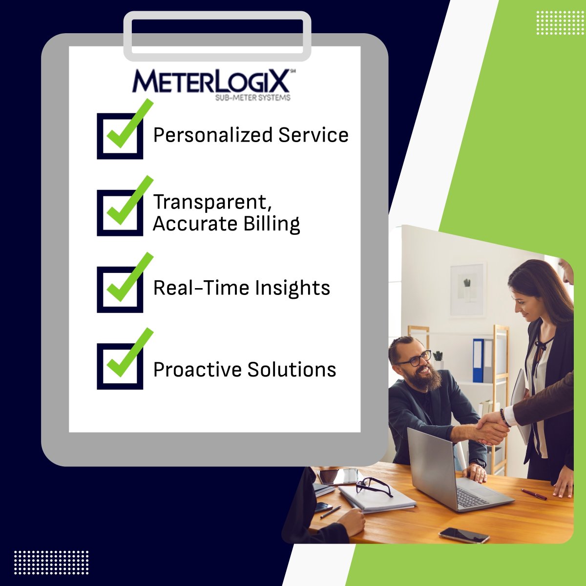 MeterLogix's tweet photo. Choosing the right billing partner matters. 💡

✅ Personalized support
✅ Transparent, accurate billing
✅ Real-time tech &amp; alerts
✅ Proactive, client-first approach

Experience the MeterLogix difference:
https://t.co/fLX23P7GqX

#UtilityBilling #MeterLogix #Multifamily https://t.co/ZmEe4Bg29f
