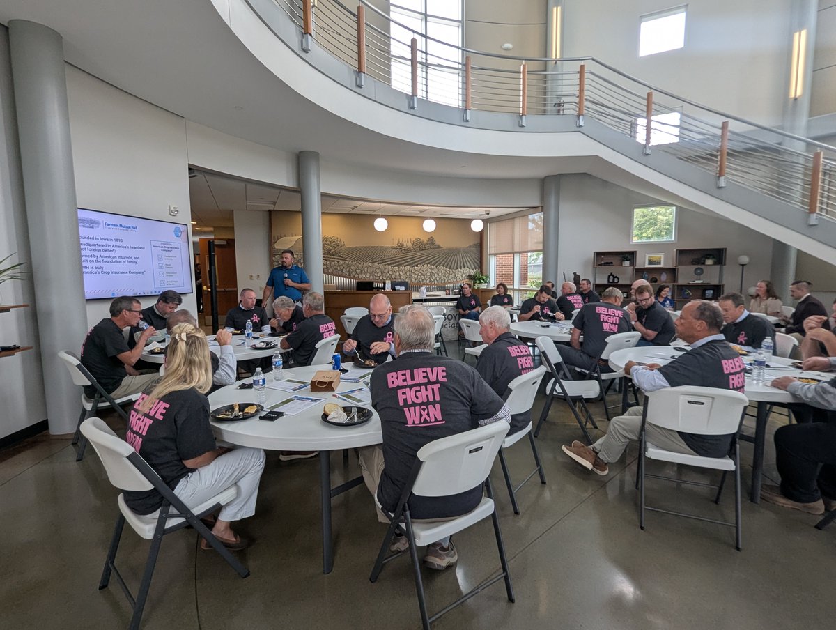 FMHins's tweet image. We had a great time talking about the new crop insurance product, MCO, at the @IowaSoybeans Board Meeting last week. We’re proud to support farmers who are making a difference in their industry. #FromtheField