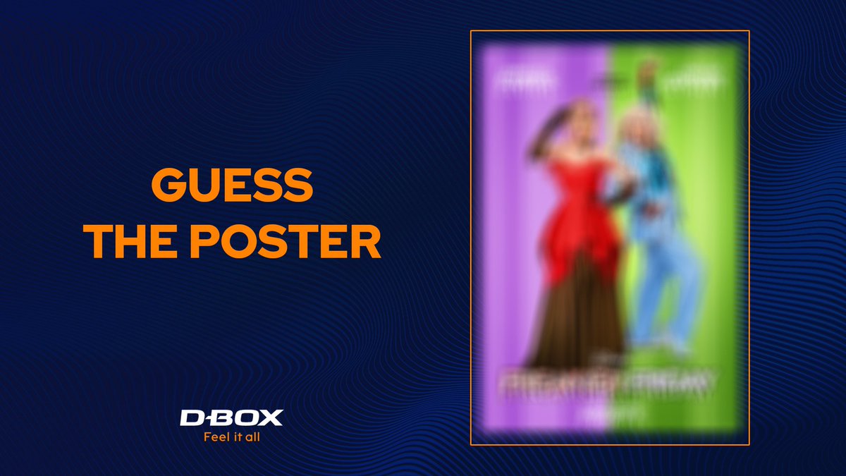 dboxtech's tweet image. ✨ Guess the movie! Coming out in D-BOX this month, can you name it?
//
✨ Devinez le film ! À l’affiche en D-BOX en décembre, êtes vous capable de trouver?
