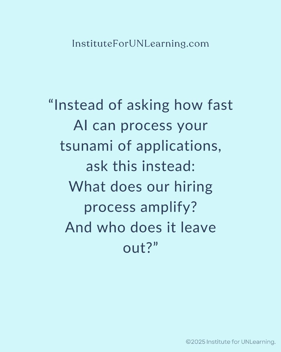 weareUNLearning's tweet photo. Better leadership begins with better questions. What are your systems saying on your behalf?

Check out our latest newsletter. It’s not just about AI—it’s about how we lead. https://t.co/XiWvwWBUGC

#BiasByDesign #EthicalAI #CultureFirstHiring https://t.co/ch25sXmLCk