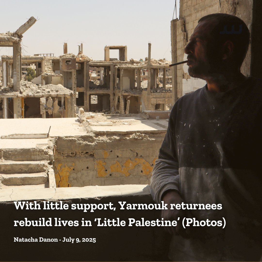 🧵 In the ruins of what was once widely regarded as the capital of the Palestinian diaspora, returnees to Syria’s Yarmouk camp are doing what they can to rebuild their lives.

🔗 bit.ly/409e13q