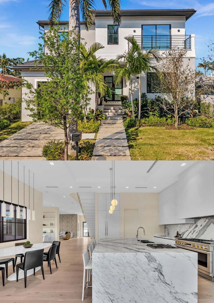 lofty_ai's tweet image. Introducing a $4.6M Brand New Construction home in Miami!
The co-owner/builder, Eitan, is selling equity to investors starting at just $50 🏝️
This beautiful modern home, with a 16% rental yield, offers 4,050 square feet of expertly designed living space, combining…