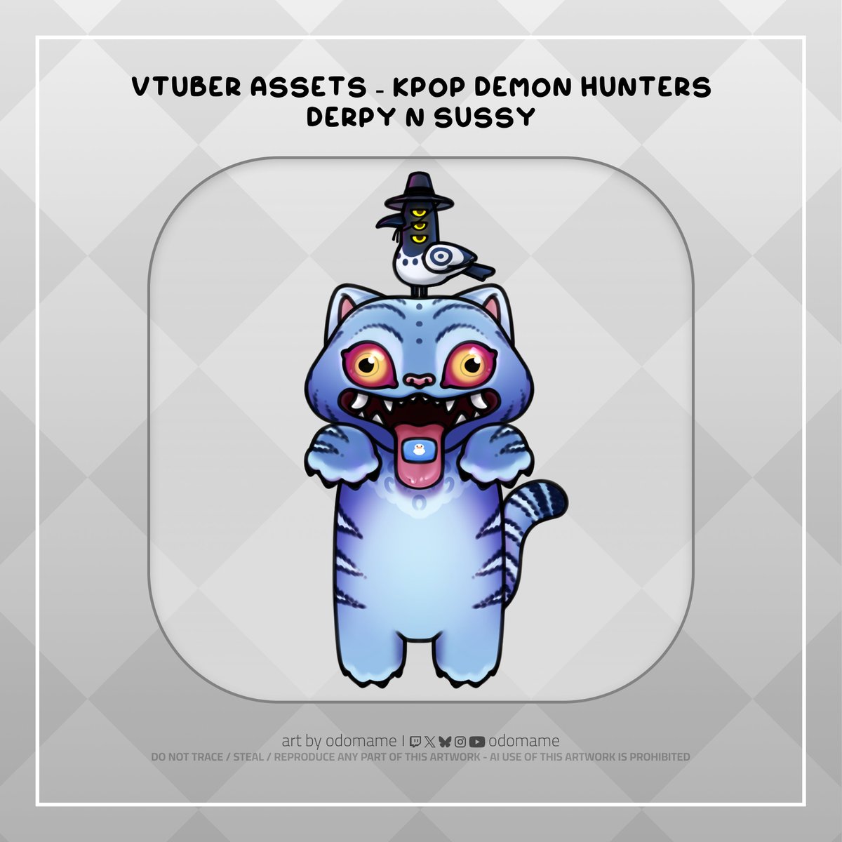 was inspired to make my own assets 👉👈
FREE Vtuber Assets
KPOP Demon Hunters || Derpy n Sussy

link in 🧵

#KPOPDEMONHUNTERS