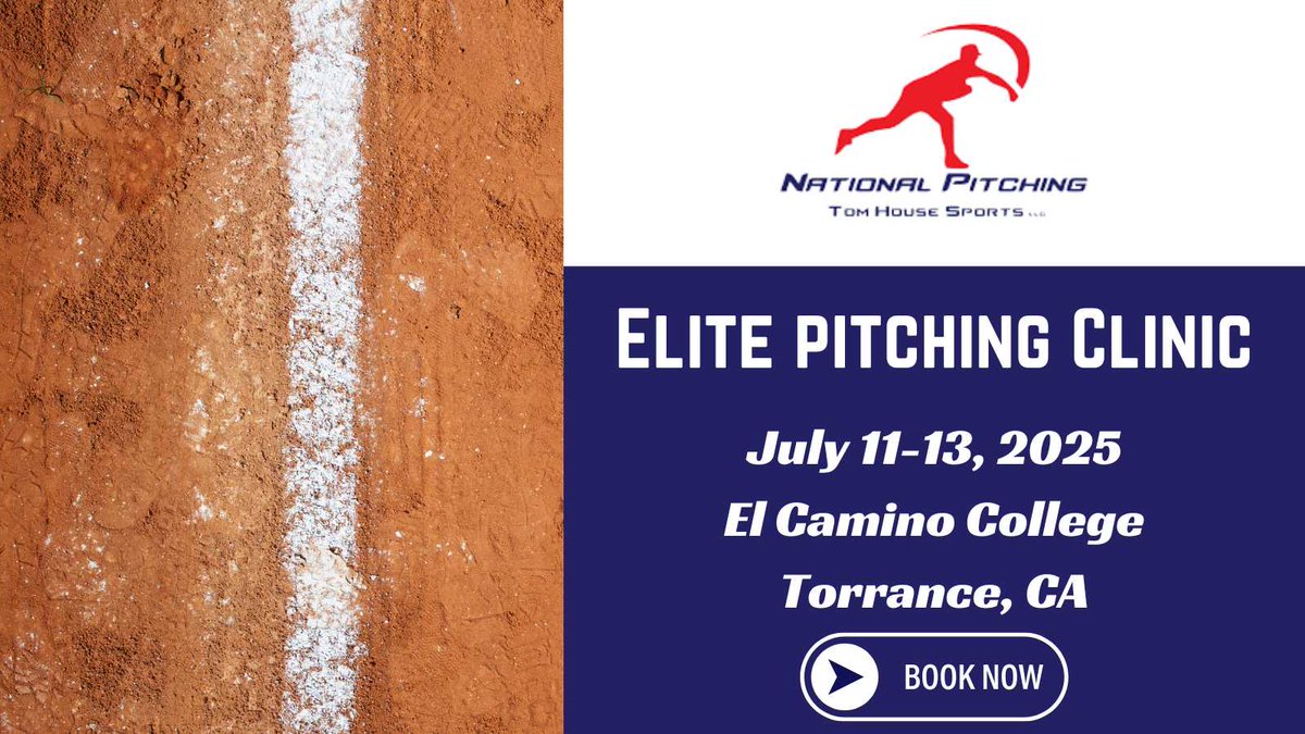 NPA_Pitching's tweet image. Time's not over for you to save your place in this weekend's Elite Pitching Clinic in Torrance, California. Get all the information you need and buy your ticket on our website today! #PitchingClinicNearMe