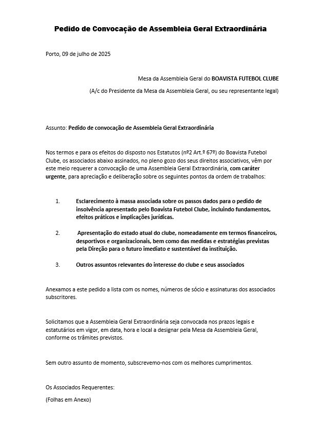 Comunicado Informativo