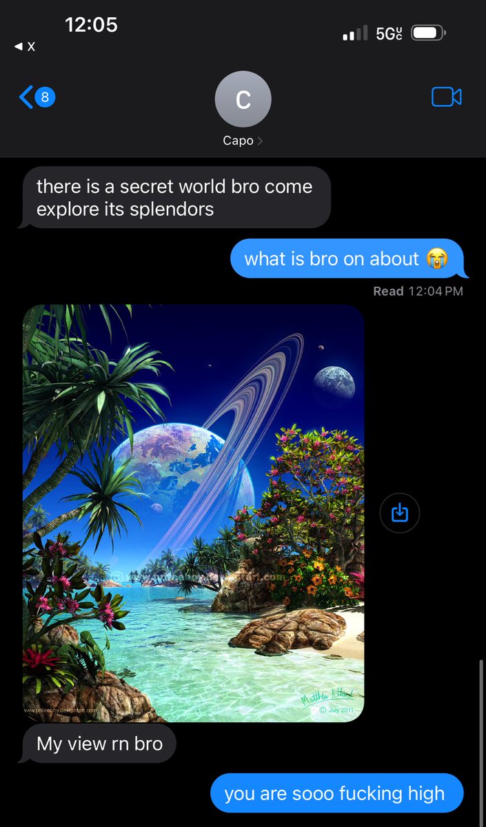 this man Capo is so fucking out of it 😭