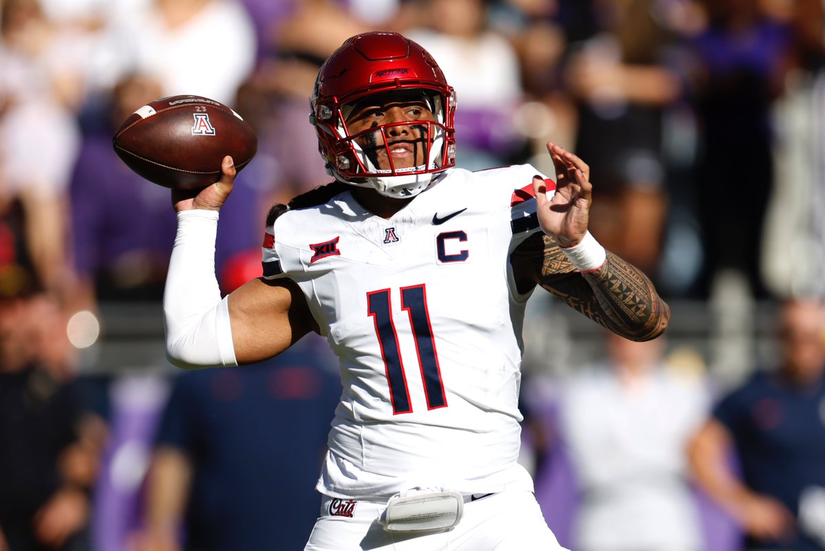 max_olson's tweet image. Arizona HC Brent Brennan said he never doubted Noah Fifita was returning for 2025, even when false reports popped up that he was entering the portal.
"I think people were so pissed about how the season went and they were just trying to create any kind of drama they could to make…