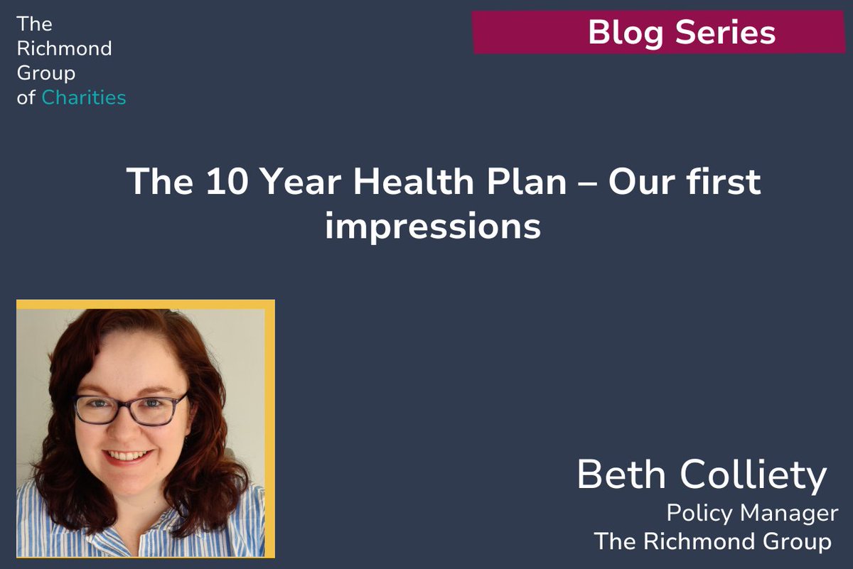 RichmondGroupOC's tweet image. The 10 Year Health Plan has landed, but will it deliver real change? Our Policy Manager, Beth Colliety, shares what we are glad to see, where we are urging more and what must happen next to turn this vision into reality for patients and communities
➡️shorturl.at/MCuBq
