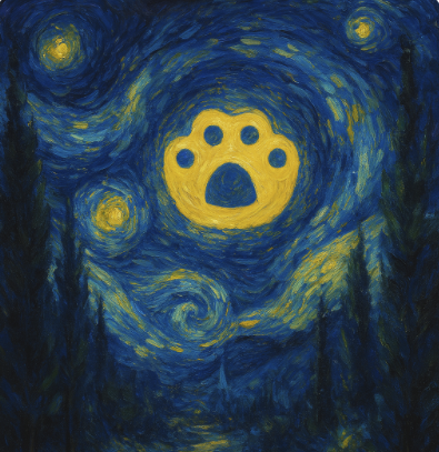 taposcat's tweet image. In a stary stary @taposcat night 🐾