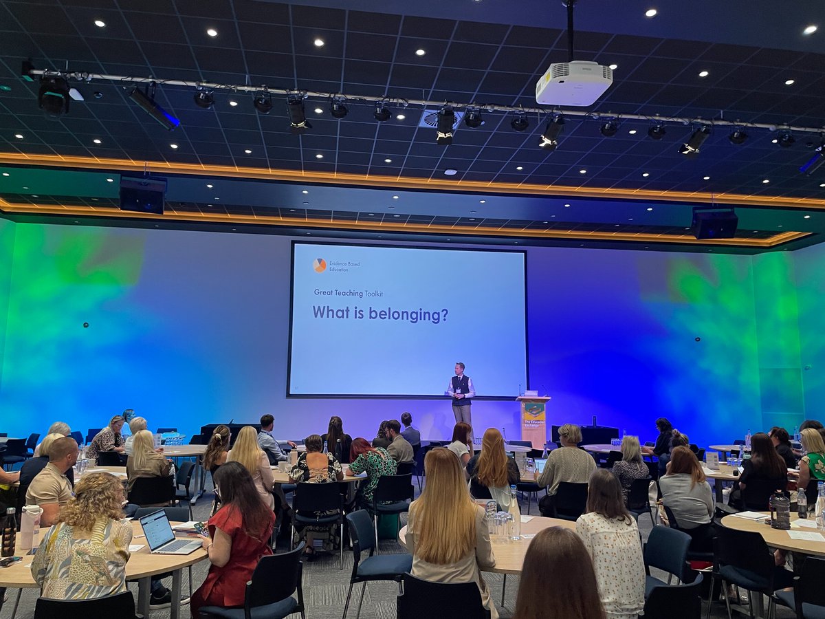 EvidenceInEdu's tweet image. Great day at the Nurturing Great Teaching conference with @texchangep
@ProfCoe, @ProfKime and @CJRauchEduc delivered sessions on:
How leaders can help every learner and teacher flourish, feedback for professional learning, goal-setting, AI for great teaching and nurturing…