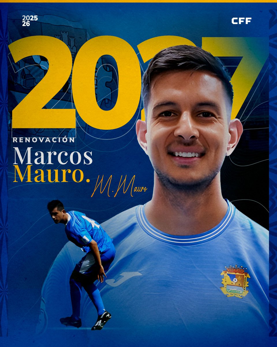 🔁 Renovado • <a href="/MarcosMauro5/">Marcos Mauro López</a>, renueva hasta 2027
cffuenlabrada.es/es/noticia/ver…