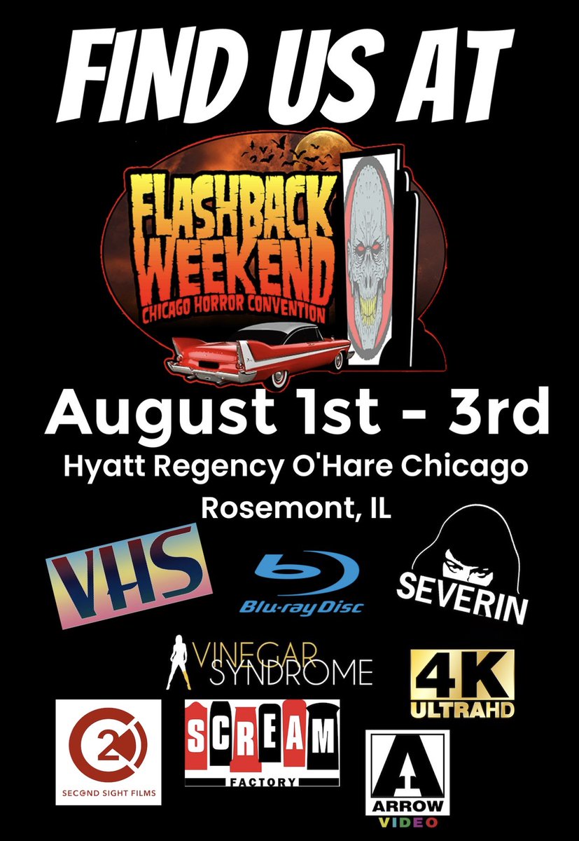 August 1st - 3rd I will be in Chicago for Flashback Weekend! I’ll be bringing lots of great stuff! And plenty of tapes I haven’t even shown 😮 
While I’m gone the store will be open and operate like normal.