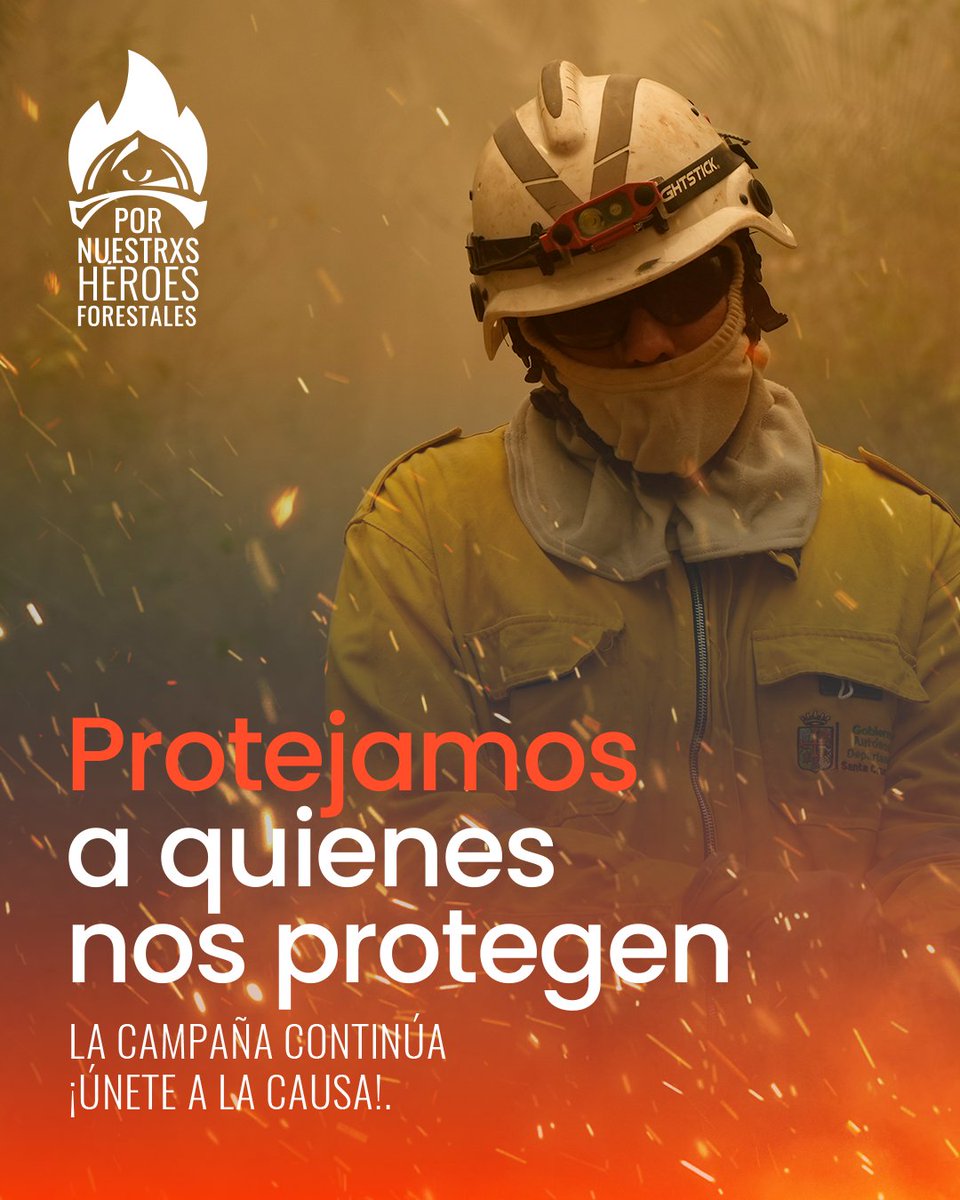 FProfin's tweet photo. JUNTOS POR NUESTRXS HÉROES FORESTALES
¡Únete a la campaña y sé parte del cambio!

Adquiere uno o más seguros.

META INICIAL: 400 bomberos y bomberas aseguradas.

Para más información visita la web
https://t.co/6pxZFEuuYS
O escríbenos al
https://t.co/8WrlEKxgor https://t.co/5aZgwE4ypu
