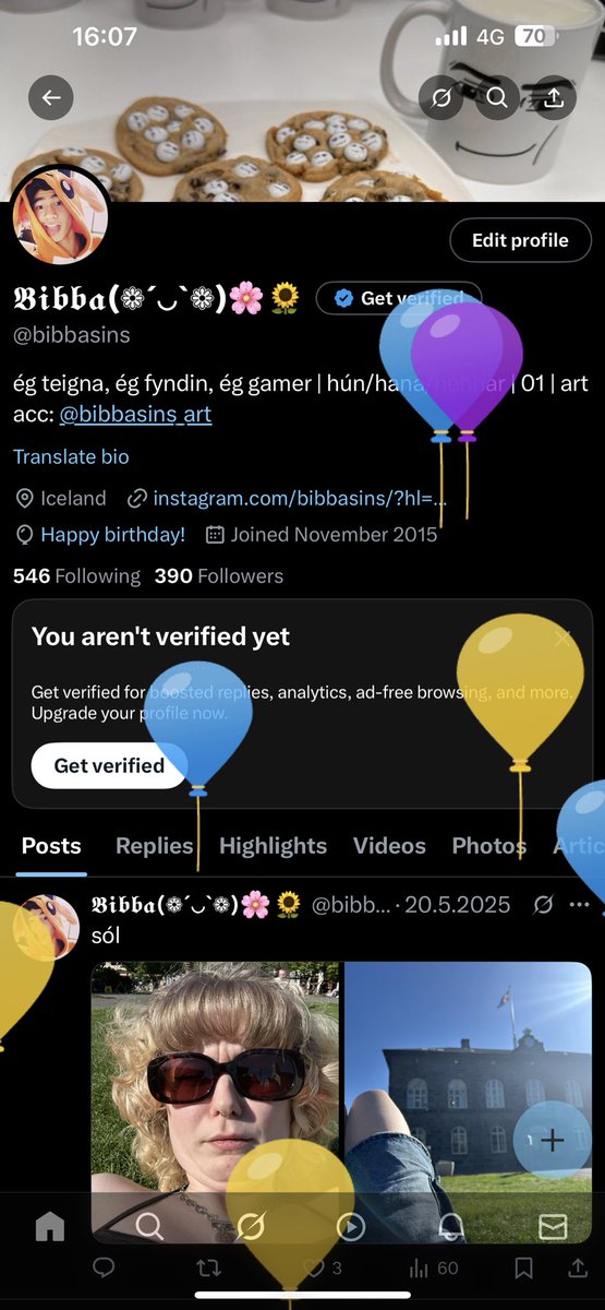 bibbasins's tweet photo. ætla að verða verified í dag https://t.co/WOufQXY2jb