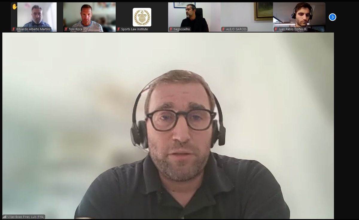 Última Masterclass del año en <a href="/sportslawins/">Sports Law Institute</a>  y no podíamos tener mejor invitado: Luis Villas-Boas, Head of Agents en FIFA.

Cerramos un curso académico increíble y ya con muchas ganas de que empiece el año que viene, se vienen sorpresas!!!