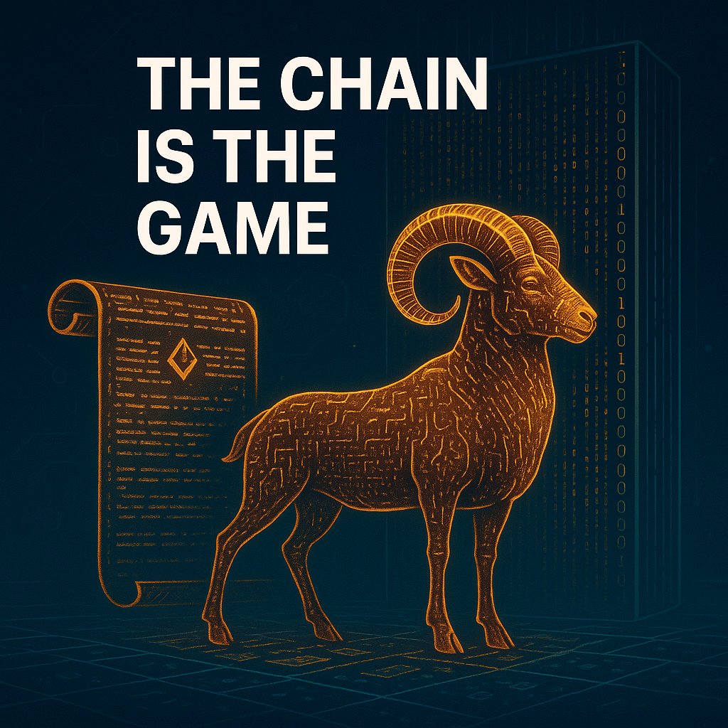 EOSRams's tweet photo. We are obsessed with fully onchain NFT games. Here's why it's the only future that matters 🧵👇 https://t.co/z282HNI8Xj