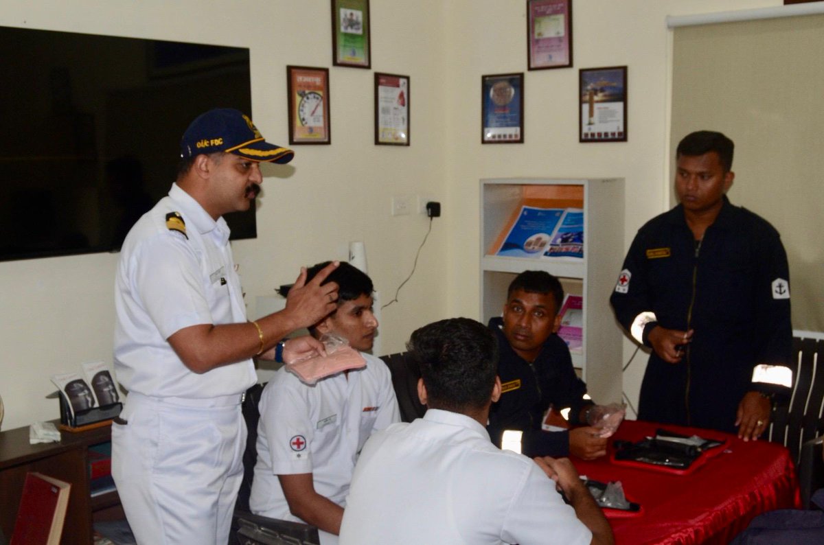 IN_WesternFleet's tweet image. #FleetDentalCentre of the #SwordArm conducted a hands-on suturing workshop for the paramedical staff of the #WesternFleet. #HandsOn training on basic techniques of #HealthCare #SuturingSkills enhancing #Readiness for comprehensive patient care
@indiannavy
@IN_WNC
@DefPROMumbai