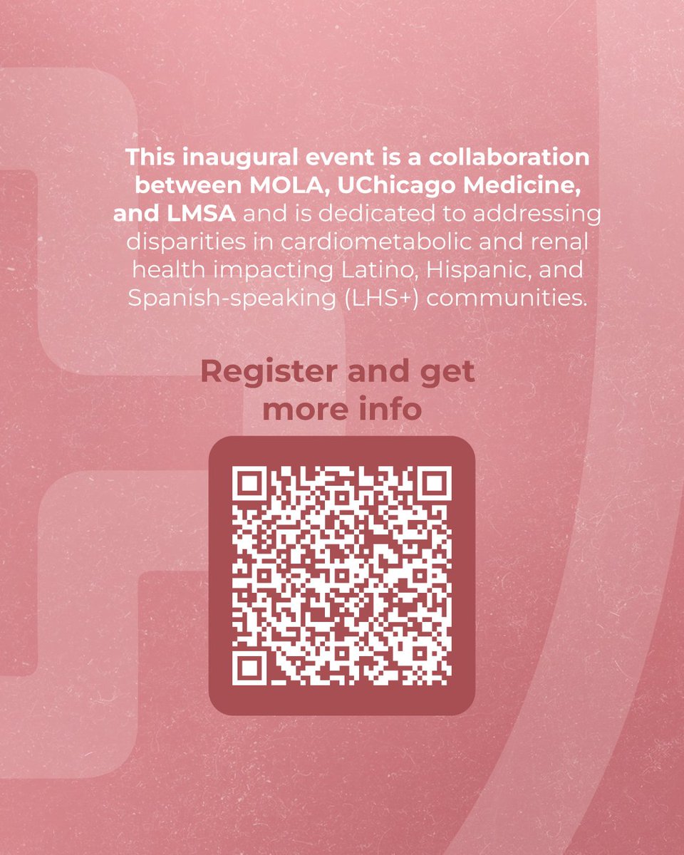 📣 Mark your calendars!
The Cardiometabolic &amp; Renal Health Symposium is happening.✨

This event will spotlight health equity for LHS+ communities.🙌

🎟️ Register before July 16 with code FREE for an early bird special!
👉 bit.ly/44lpfUZ

 #LatinxHealth #MOLA #Medicine