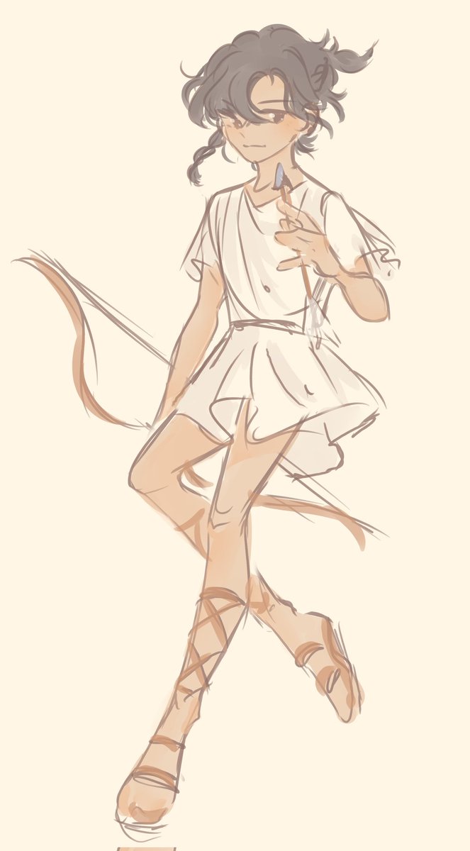 Chromyo_'s tweet image. Teucer 🏹
(I just want to draw fullbody again but Im too lazy to finish it)
#GreekMythology