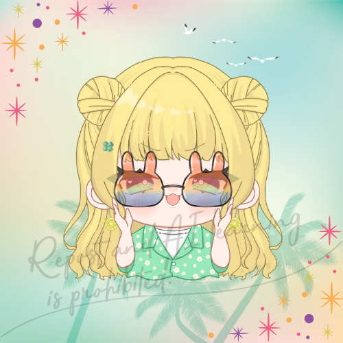 meronchan137's tweet photo. またまた何度目なのかわからない花乃衣様(@nonaha_hananoi)に可愛くお仕立てしてもらっちゃいました🍋🍀
この時期にぴったりなちゃんめろ🌸めっっっっちゃくちゃ可愛いすぎて可愛い！！！サングラスの種類が他にもあるので小出ししていきますね…💛いつもありがとうございます！✨(#meronchart) https://t.co/VyiNS2NWY2