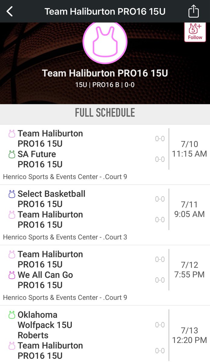 College Coaches/ Scouts this is my schedule for this live period on Richmond, Virginia for pro16 / nxtpro