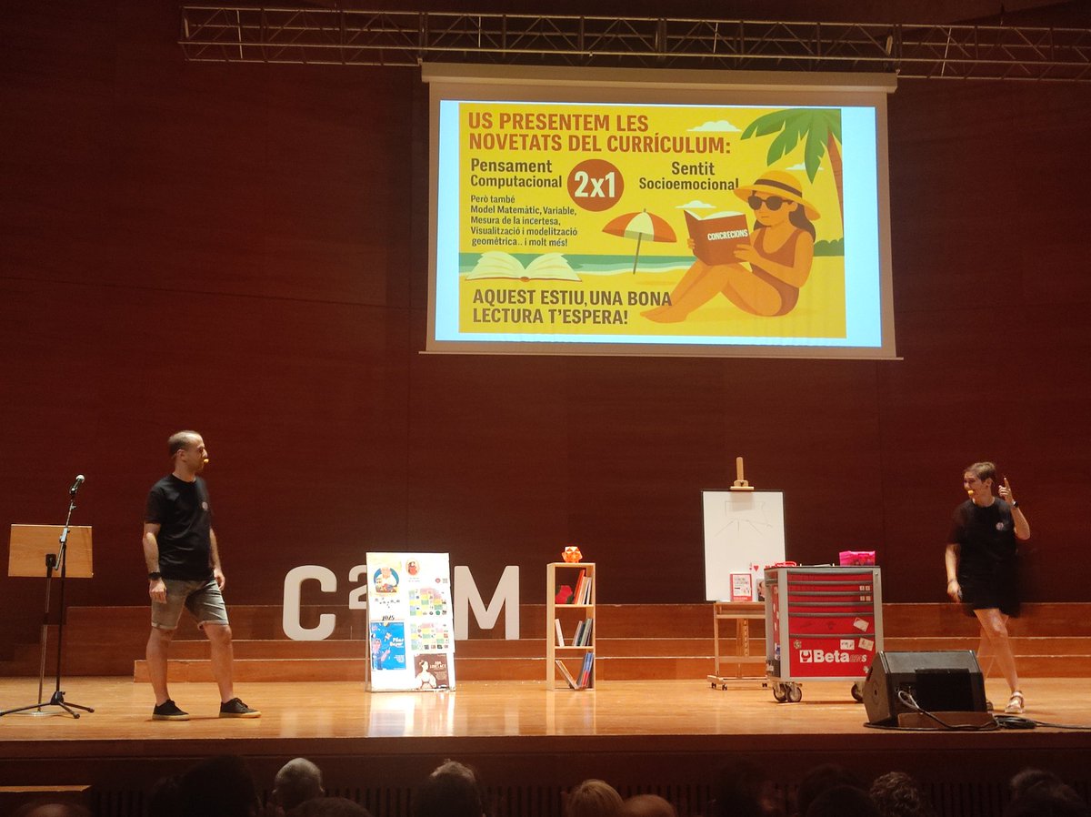 Angel Alsina (@angelalsinap) on Twitter photo Conferència de clausura al #c2em2025 a càrrec de <a href="/CarlesGranell4/">Carles Granell</a> i núria serra. Un passeig pel FER, MIRAR, PENSAR i EMOCIONAR quan aprenem i ensenyem matemàtiques. Gràcies per tant! Conferència de clausura al #c2em2025 a càrrec de <a href="/CarlesGranell4/">Carles Granell</a> i núria serra. Un passeig pel FER, MIRAR, PENSAR i EMOCIONAR quan aprenem i ensenyem matemàtiques. Gràcies per tant!