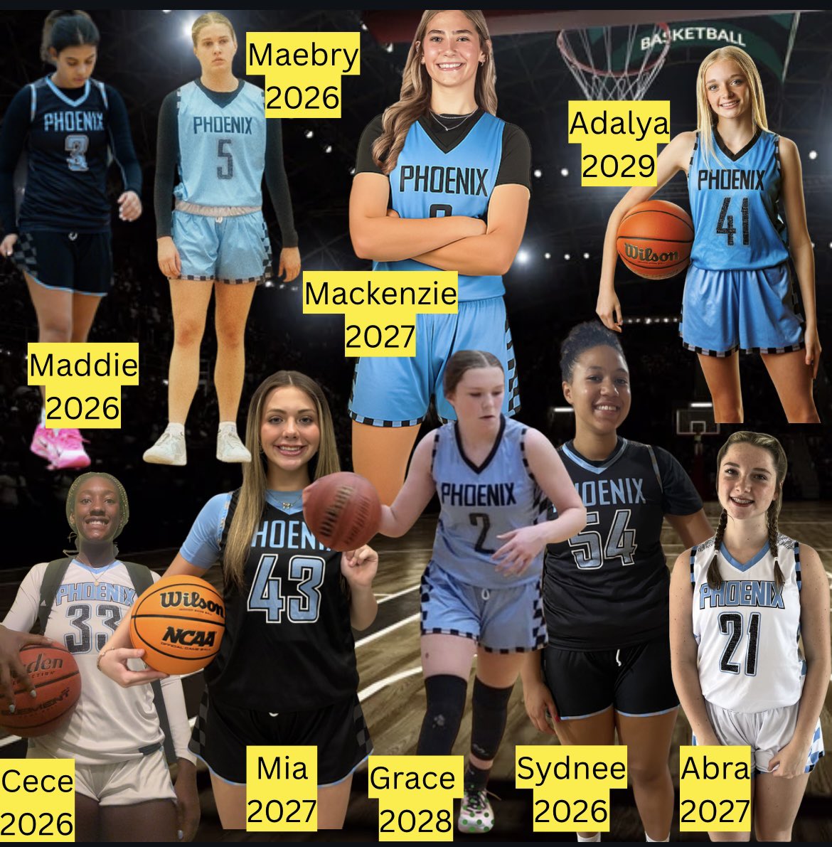 Phoenix Select (@phoenixselect) on Twitter photo Austin Elite Phoenix plays @ 11:07 on court 36 & again @ 3:37 on Court 33 tomorrow
<a href="/coachkeisha2/">Lakeisha Gregory</a> <a href="/CoachPruettSVSU/">Jenny Pruett</a> <a href="/rpmcadams/">Coach McAdams</a> <a href="/CoachCroyWJC/">Jenni Croy</a> <a href="/BBatts_/">Brittany Batts</a> <a href="/CoachAshB/">Ashley Brown</a> <a href="/MJTripleThreat/">MJ (Melissa J) Baker</a> <a href="/coachtaymiller/">Coach Taylor Miller</a> <a href="/CoachFearing/">Lindsey Fearing</a> <a href="/wilmuwbb/">WilmU_WBB</a> <a href="/CoachGraceR/">Grace Ricafranca</a> <a href="/CoachBishop3/">Danelle Bishop</a> <a href="/emma_sterkel/">Emma Sterkel</a> <a href="/CoachCburns/">Courtney Burns</a> Austin Elite Phoenix plays @ 11:07 on court 36 & again @ 3:37 on Court 33 tomorrow
<a href="/coachkeisha2/">Lakeisha Gregory</a> <a href="/CoachPruettSVSU/">Jenny Pruett</a> <a href="/rpmcadams/">Coach McAdams</a> <a href="/CoachCroyWJC/">Jenni Croy</a> <a href="/BBatts_/">Brittany Batts</a> <a href="/CoachAshB/">Ashley Brown</a> <a href="/MJTripleThreat/">MJ (Melissa J) Baker</a> <a href="/coachtaymiller/">Coach Taylor Miller</a> <a href="/CoachFearing/">Lindsey Fearing</a> <a href="/wilmuwbb/">WilmU_WBB</a> <a href="/CoachGraceR/">Grace Ricafranca</a> <a href="/CoachBishop3/">Danelle Bishop</a> <a href="/emma_sterkel/">Emma Sterkel</a> <a href="/CoachCburns/">Courtney Burns</a>