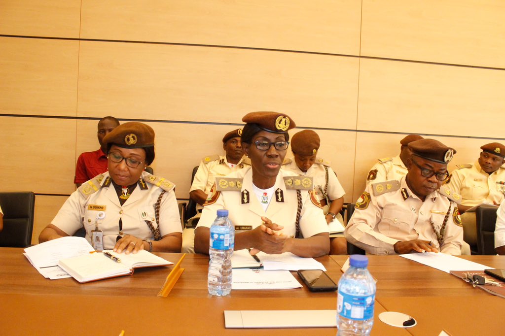 nigimmigration's tweet photo. The Comptroller General, KN Nandap, pcc, mmis, fsmn, was ably represented by Deputy Comptroller General Works and Logistics, AJ Umanah, during a strategic meeting with a delegation from the United Nations Office on Drugs and Crime (UNODC), led by Mr. Pamagiotis Papadimitriou. 

The meeting aimed to forge more collaborative partnership between both agencies, with a shared commitment to tackling pressing security challenges, including migrant smuggling and organized crime networks. In-depth discussions centered on harnessing innovative technologies, leveraging open-source intelligence, and empowering NIS officers with specialized training and expertise to effectively combat complex crimes and safeguard National Security.

e-Signed
ACI AS AKINLABI
Service Public Relations Officer
Nigeria Immigration Service Headquarters, Abuja
9th July, 2025