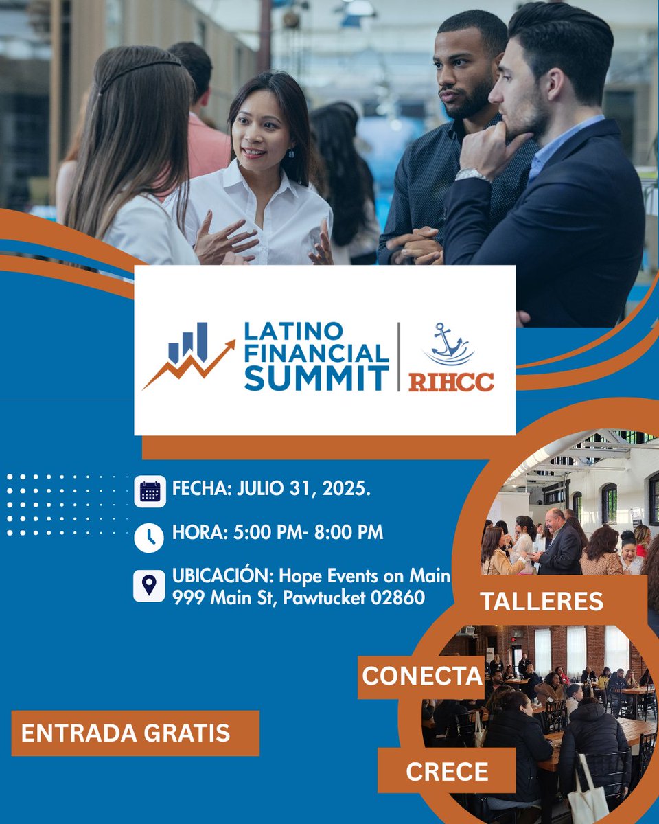 RIHispanicChamb's tweet photo. Regístrate aquí : https://t.co/LXiNUvcCet https://t.co/AXnNZxU9nA