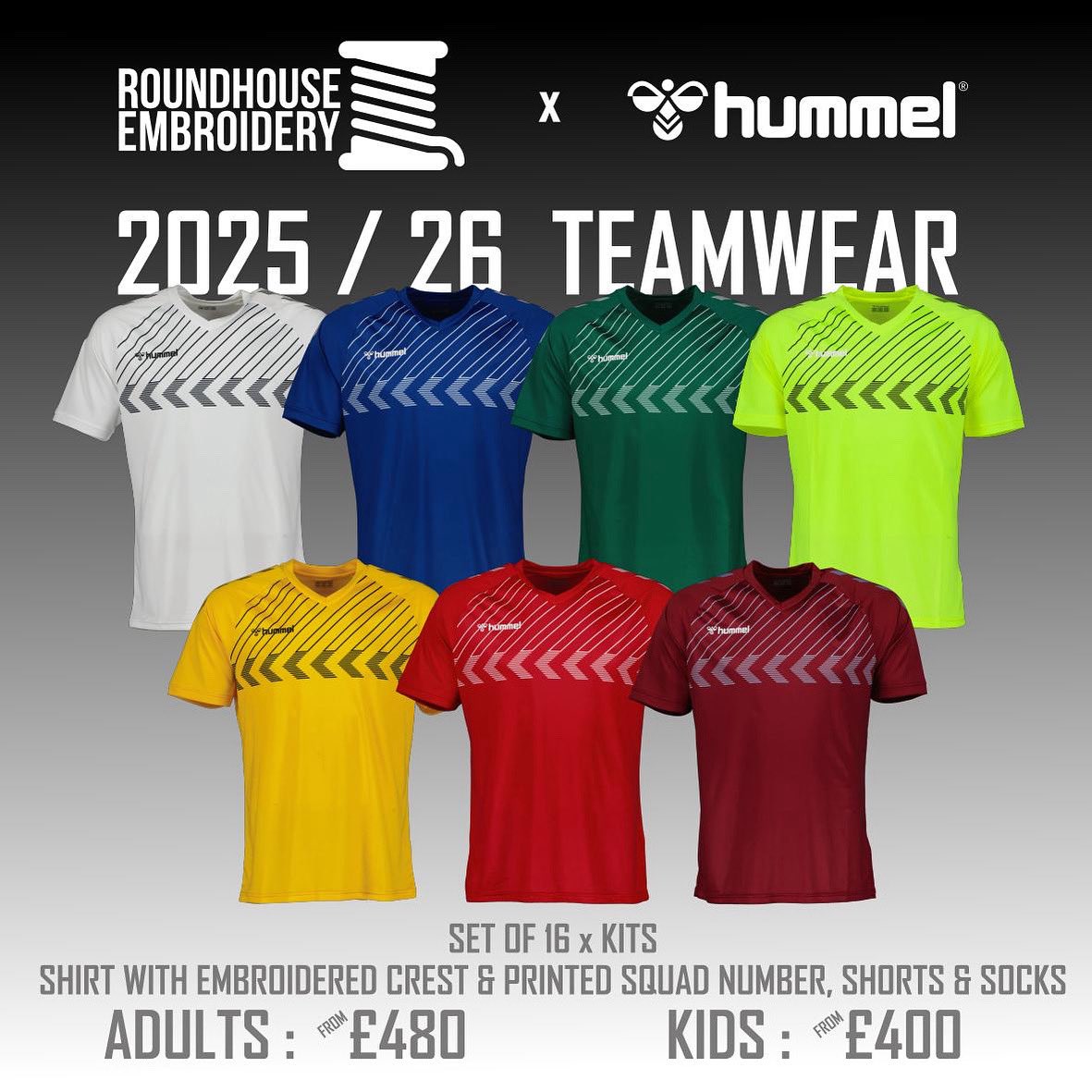 If your team is looking to upgrade your kit ahead of the new season, get in touch with <a href="/Roundhouseemb/">Roundhouse Embroidery</a> - based in the Southside of Glasgow, they offer a wide range of high quality products and quick turnaround due to in-house embroidery &amp; print services!