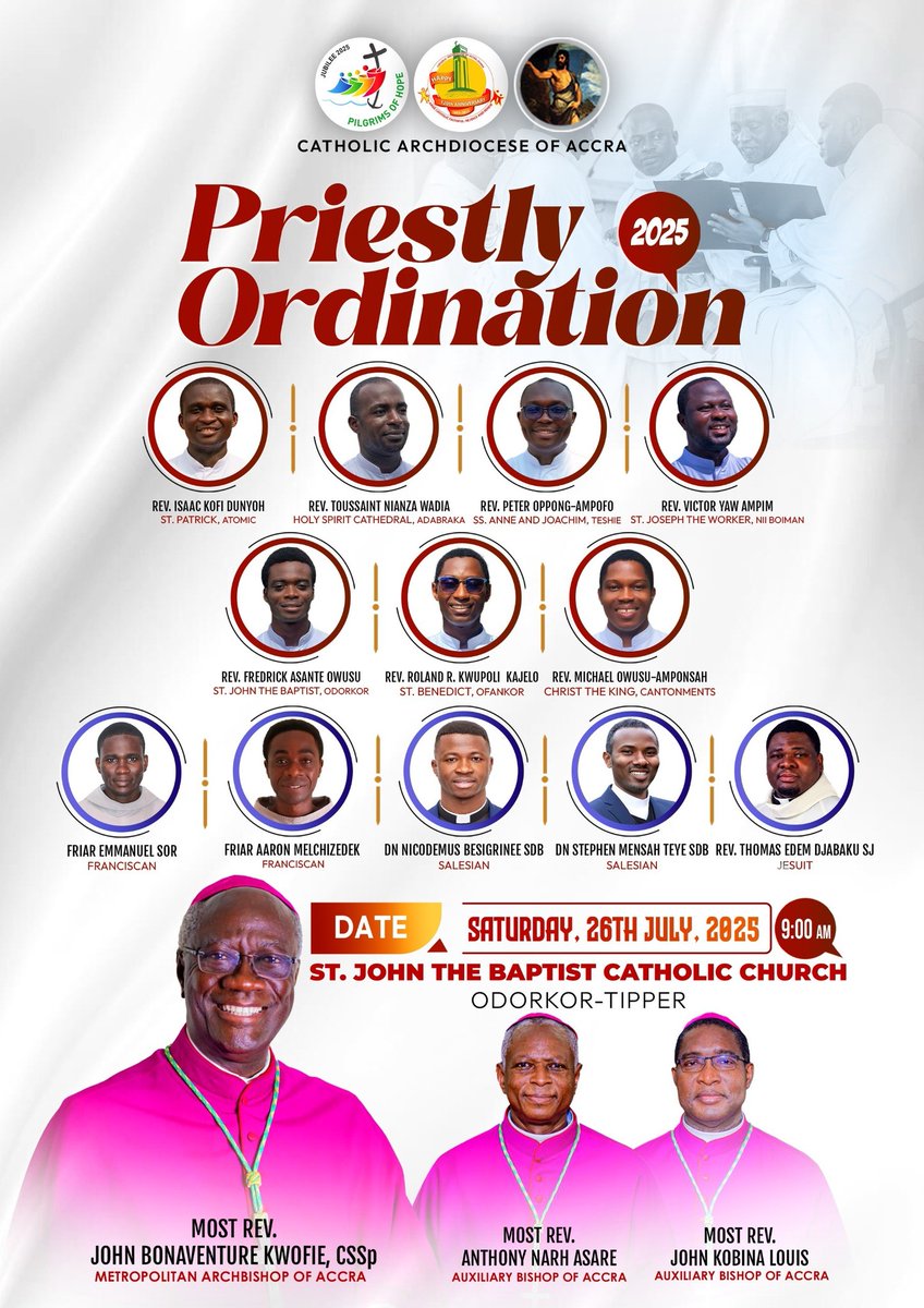 Pray for these 12 Deacons as they prepare for their ordination. 🙏