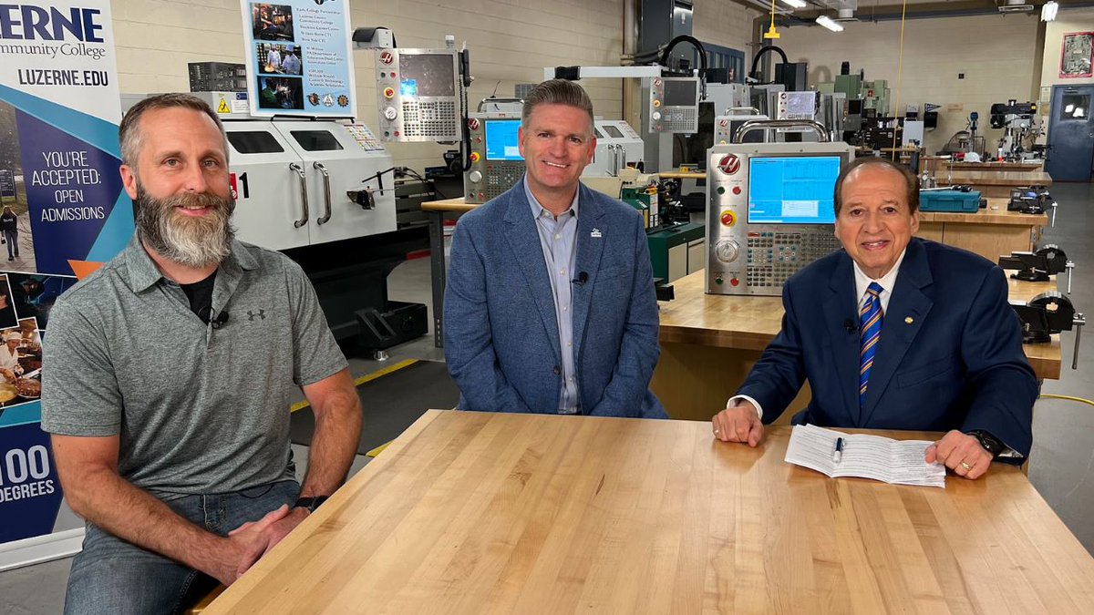 Sam is at the Luzerne County Community College Career &amp; Technology Academy speaking with John Yudichak; President of Luzerne County Community College and Jason Sherill.

#communitycollege #SSPTV #nepa

ssptv.com/luz-co-communi…