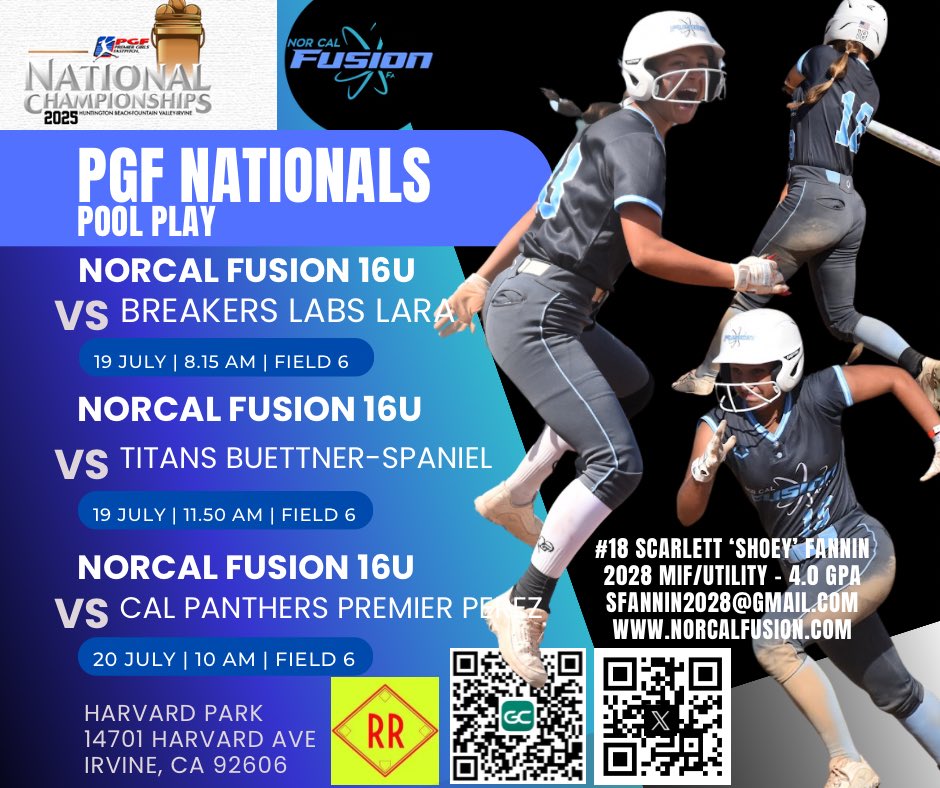Scarlett Fannin (@sfannin2028) on Twitter photo Going to the BEACH! Stoked for <a href="/PGFnetwork/">PGF</a> Nationals… team practice today. Check out NorCal Fusion!
#2028MIF
#akashoey
<a href="/TcicCuba/">TCIC TEAM CUBA</a> <a href="/SBRRetweets/">Softball Recruiting Reposts</a> <a href="/CoastRecruits/">Coast 2 Coast Recruits</a> <a href="/IHartFastpitch/">I❤️Fastpitch</a> <a href="/ExtraInningSB/">EXTRA INNING SOFTBALL</a>
<a href="/Softball_Home/">Softball Home🥎</a> <a href="/D1Softball/">D1Softball</a> <a href="/d1fastpitch1/">D1 Fastpitch</a> Going to the BEACH! Stoked for <a href="/PGFnetwork/">PGF</a> Nationals… team practice today. Check out NorCal Fusion!
#2028MIF
#akashoey
<a href="/TcicCuba/">TCIC TEAM CUBA</a> <a href="/SBRRetweets/">Softball Recruiting Reposts</a> <a href="/CoastRecruits/">Coast 2 Coast Recruits</a> <a href="/IHartFastpitch/">I❤️Fastpitch</a> <a href="/ExtraInningSB/">EXTRA INNING SOFTBALL</a>
<a href="/Softball_Home/">Softball Home🥎</a> <a href="/D1Softball/">D1Softball</a> <a href="/d1fastpitch1/">D1 Fastpitch</a>