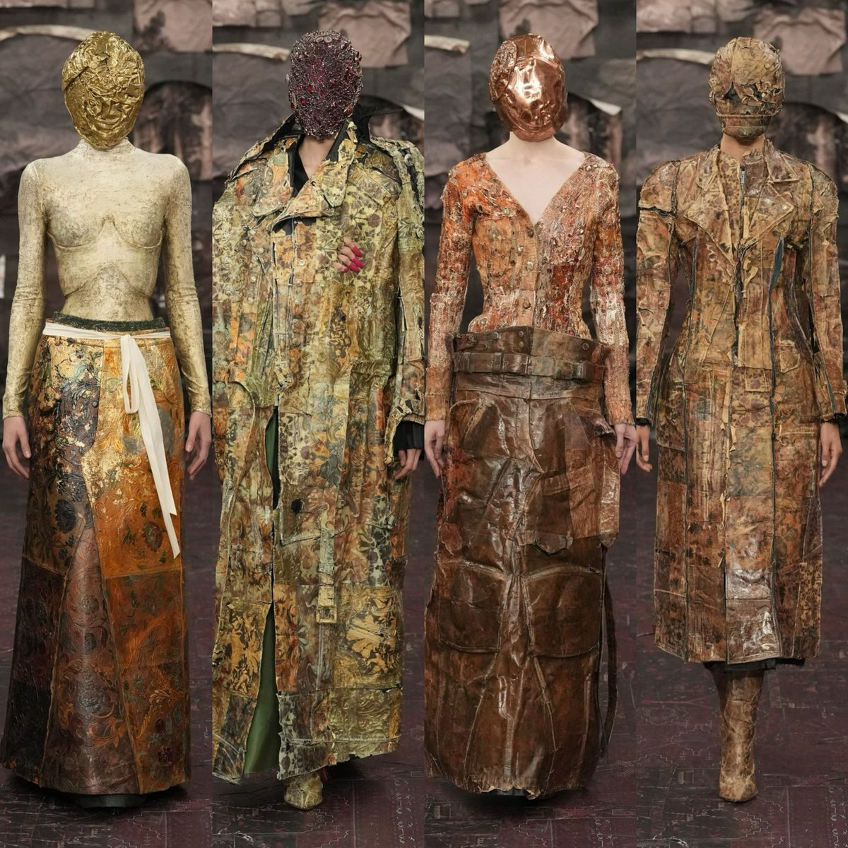 schiapearII's tweet photo. Maison Margiela, FW25 Couture looks https://t.co/0NBYC48Iau