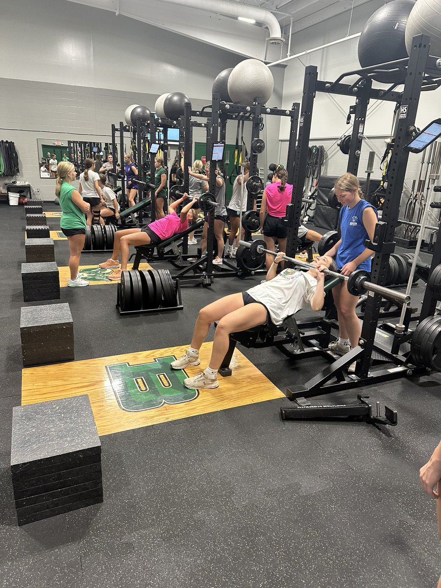 Badin_Strength's tweet image. Snatches, hang clean pulls, barbell incline and everyone left with their shoulders intact @RAMSSPORTS