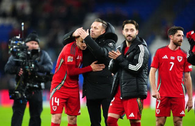 Jordan (@jordanwebber96) on Twitter photo One year ago today, Craig Bellamy was appointed the new Wales manager, replacing Rob Page.
Ten games played, only one defeat against Belgium. Got a nation believing again.
He’s out in Switzerland tonight watching Wales take on France at the Women’s Euros.
Amazing support. 🏴 One year ago today, Craig Bellamy was appointed the new Wales manager, replacing Rob Page.
Ten games played, only one defeat against Belgium. Got a nation believing again.
He’s out in Switzerland tonight watching Wales take on France at the Women’s Euros.
Amazing support. 🏴