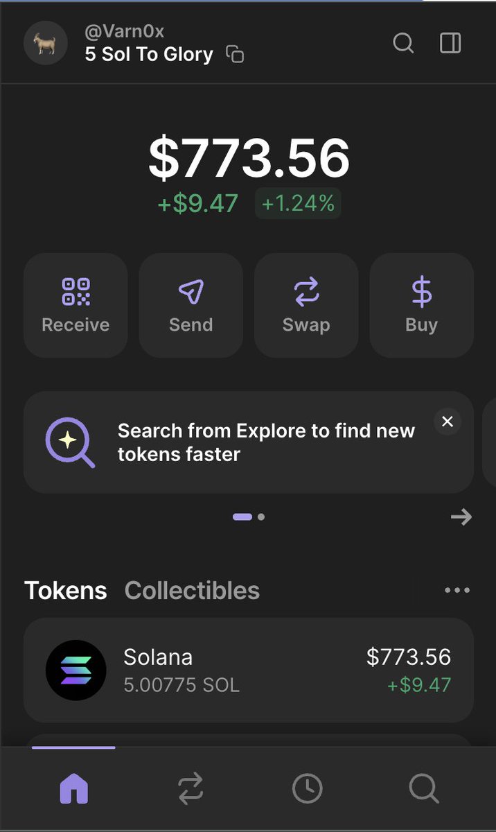 Varn0x's tweet photo. 5 SOL to 100 SOL challenge starting today!

I am a fairly new SOL trader, only did some volume in december. I will update this challenge everyday. So far I have joined @absolquant 's Extraction "premium" channel. 

Let it begin https://t.co/T7h0TlZaNb