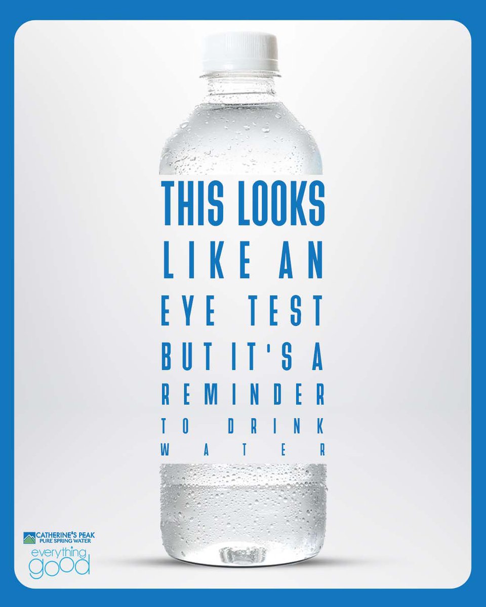 peakbottlingco's tweet photo. 💧 A friendly reminder to drink your water today!
Your body needs around 8 glasses a day to stay hydrated, energized, and feeling your best. Don’t skip the EVERYTHING GOOD feeling!🎇

#CatherinesPeakSpringWater #EverythingGood https://t.co/qEigKl5Jul