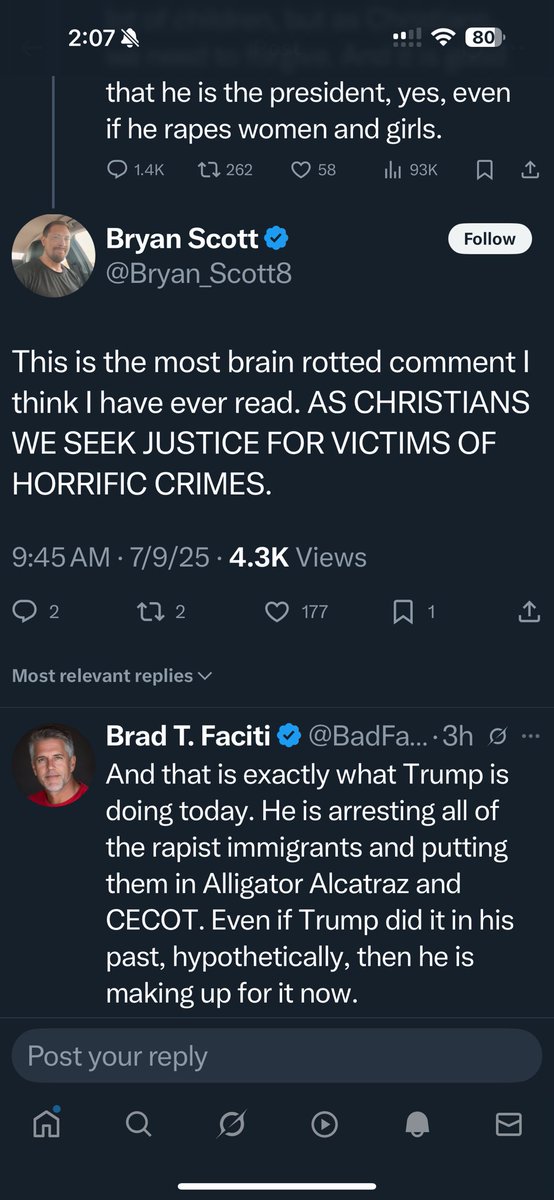 And I don’t care who the Democrat is. Get rid of them and throw them under the prison. 

This is how the Republican deplorable cult feels about their adjudicated rapist convicted felon: