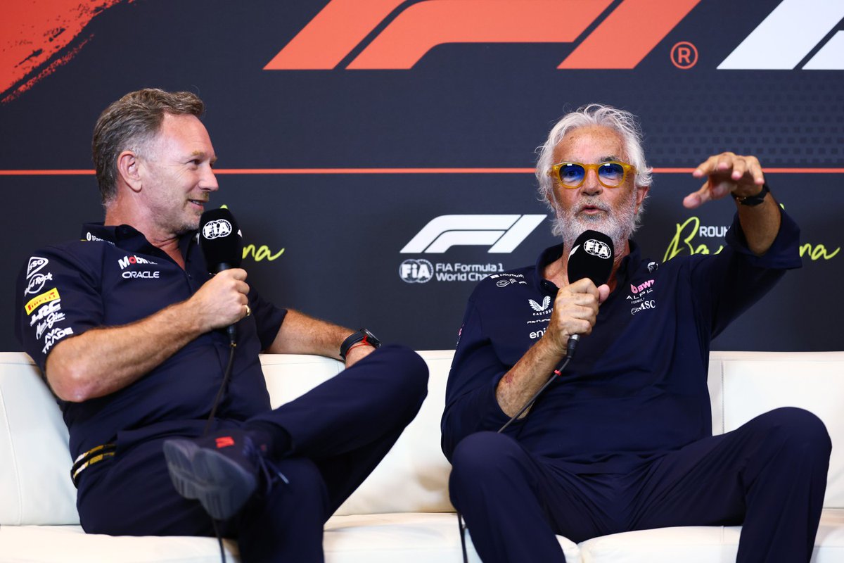 PedroFerminF1's tweet photo. ⏳¿Y si el destino de Horner y Briatore en común no tuviera nada que ver con el cargo de Team Principal?
¿Y si el "grupo de amigos" de Horner que querían controlar económicamente Red Bull ahora tienen una nueva oferta que estudiar?
#hornergate #F1 https://t.co/FZs2IkGZ39