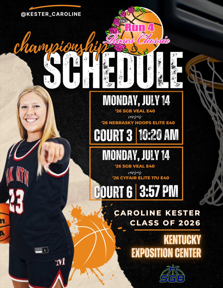 Caroline Kester (@kester_caroline) on Twitter photo One last time!! Ready for this weekend in Kentucky!
<a href="/SGB_Veal/">Southeastern Girls Basketball Veal</a> <a href="/OMHSWBB/">OMHS Girls Basketball</a> <a href="/Coach_B_Funk/">Brandon Funk</a> <a href="/talkinghoops23/">TALKING HOOPS</a> One last time!! Ready for this weekend in Kentucky!
<a href="/SGB_Veal/">Southeastern Girls Basketball Veal</a> <a href="/OMHSWBB/">OMHS Girls Basketball</a> <a href="/Coach_B_Funk/">Brandon Funk</a> <a href="/talkinghoops23/">TALKING HOOPS</a>