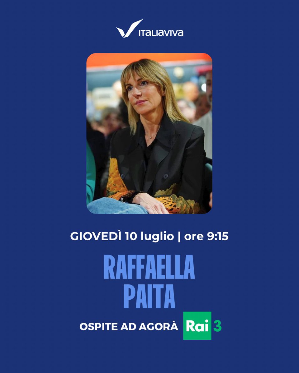 Domani mattina sarò ospite ad Agorà sui Rai 3. Vi aspetto in diretta dalle 9:15 in poi. Fatemi sapere cosa ne pensate nei commenti👇