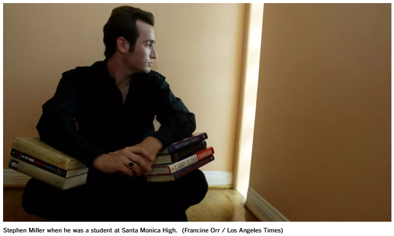 laura_nelson's tweet image. Stephen Miller, who grew up in Santa Monica, is finally getting his revenge on L.A., writes @sherlyholmes: latimes.com/california/sto…
