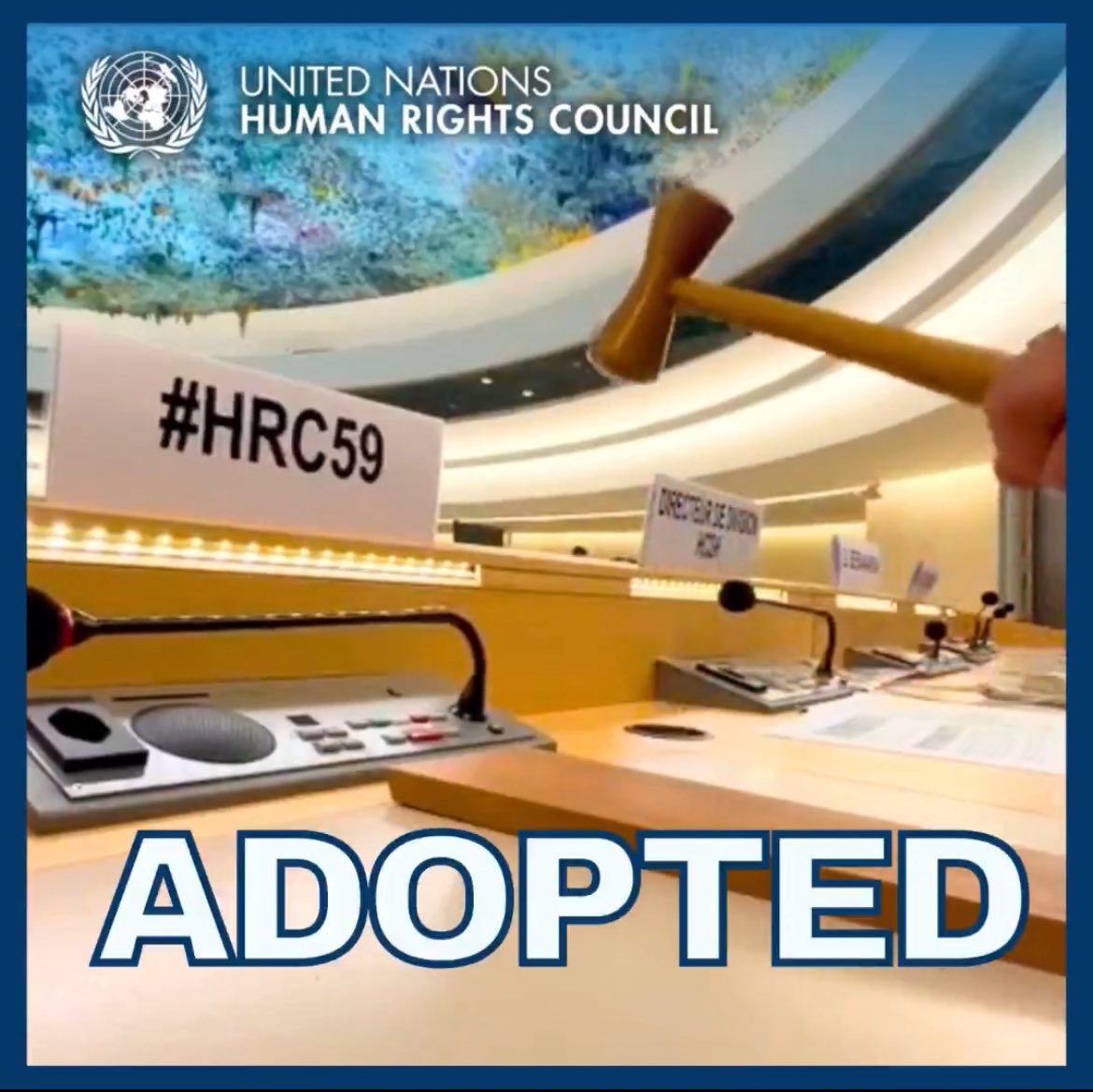 El Consejo de Derechos Humanos adoptó importantes decisiones para avanzar en la protección y promoción de los derechos de las #Mujeres y #Niñas.  
Las resoluciones abordan varios aspectos como ser: 

▫️la renovación del mandato del Grupo de Trabajo sobre la discriminación contra