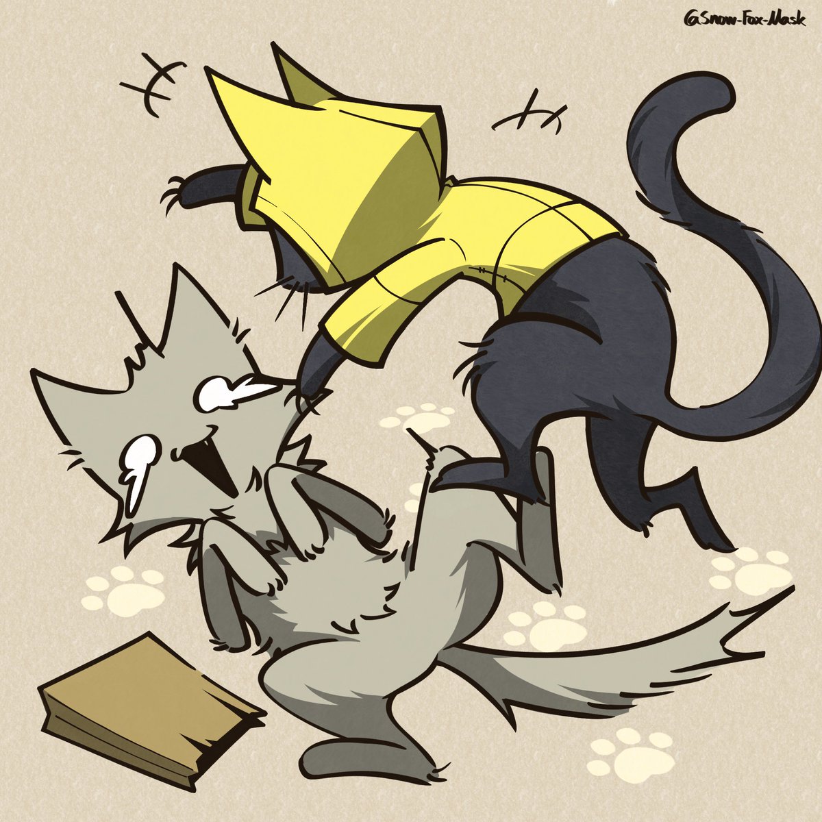 I like this interaction. 
This is a return gift.🥰🙏

#LittleNightmares 
#LittleNightmaresll 
#LittleNightmaresfanart 
#monosix