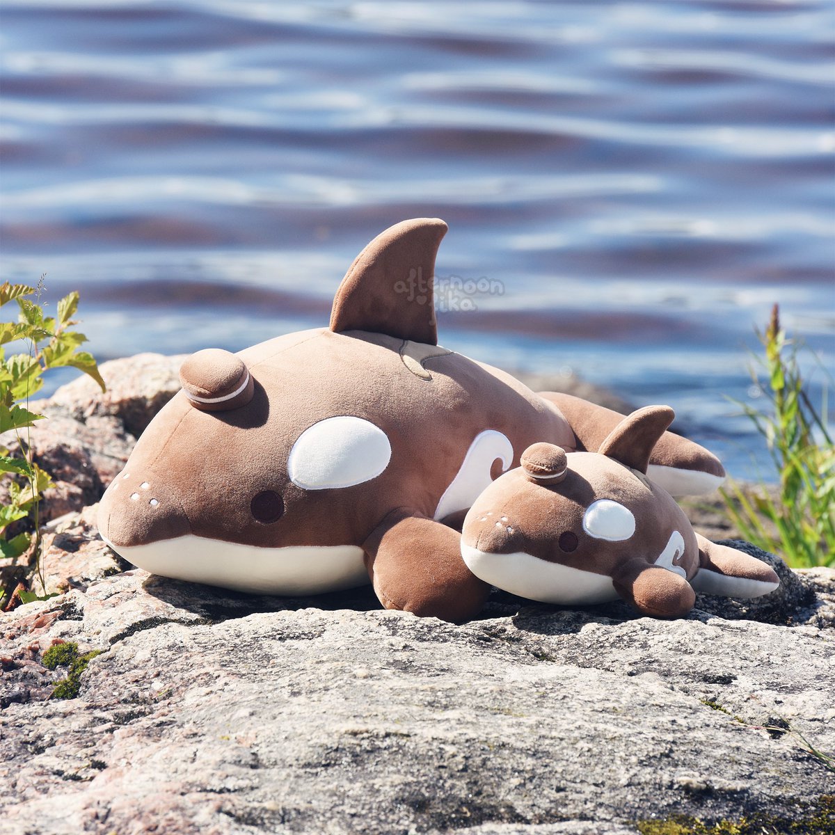 floofyfluff's tweet image. Oreorca plushies 🍪🤎