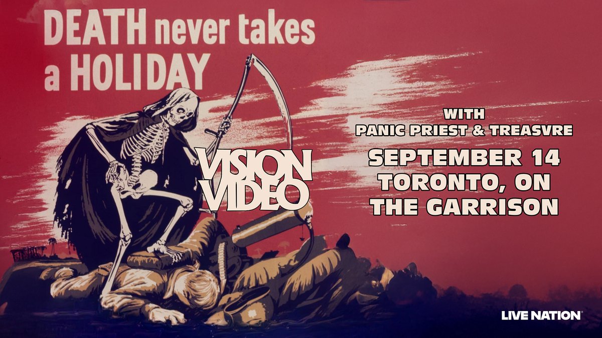 Toronto! Post-punk band Vision Video are playing at The Garrison on September 14. Tickets are on sale now! bit.ly/40Dn2BN