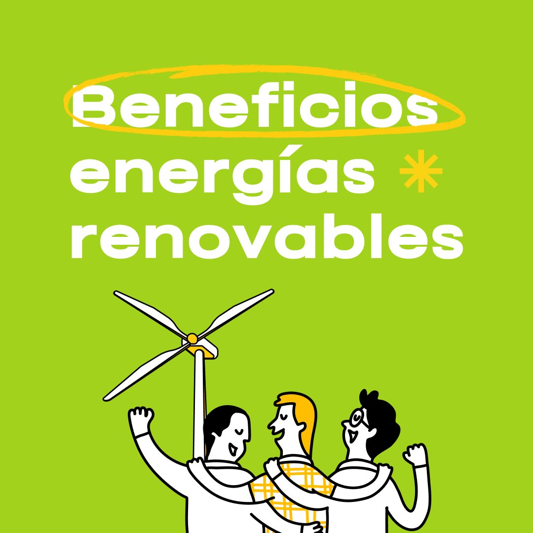 Comunidad Solar (@comunidadsolar_) on Twitter photo 🌞 ¿Te has preguntado por qué todos hablan de #energíasrenovables? La respuesta es simple: son buenas para el planeta y para nosotros 💚
✅ No se agotan
✅ No contaminan
✅ Ahorran a largo plazo
✅ Generan empleo local
Cuida lo que más importa. 🌞 ¿Te has preguntado por qué todos hablan de #energíasrenovables? La respuesta es simple: son buenas para el planeta y para nosotros 💚
✅ No se agotan
✅ No contaminan
✅ Ahorran a largo plazo
✅ Generan empleo local
Cuida lo que más importa.