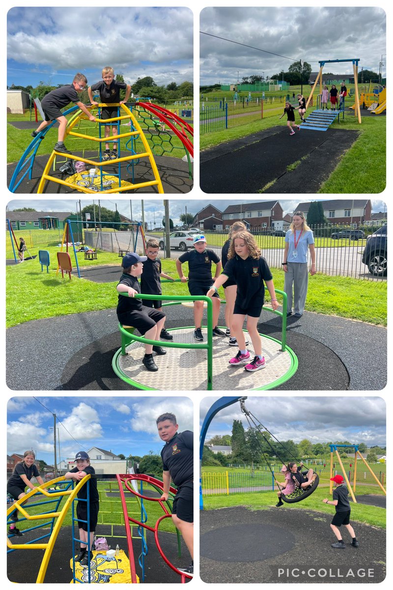 Joio yn y parc! Enjoying ourselves in the park! <a href="/YsgolLlanhari/">Ysgol Llanhari</a> ☀️