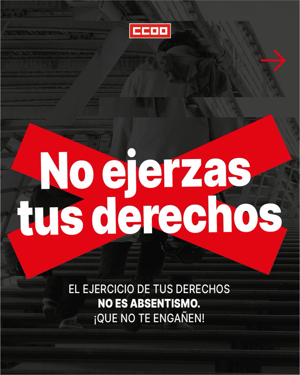 📚🛌🤒Cuidar, descansar, formarte o recuperarte NO es absentismo, es tu derecho.
🚫 Lo que no quieren es que lo sepas.
Que no te confundan.
¡No lo permitas!

#DerechoNOESabsentismo #derechoslaborales
